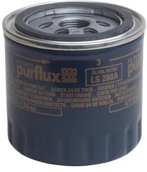 PURFLUX Ölfilter Motorölfilter LS280 | Kompatibel mit: JEEP CHEROKEE, CJ5 - CJ8, WRANGLER I, RENAULT 18, 18 Variable, 20, 21, 21 Kombi, 21 Stufenheck, 25, 30