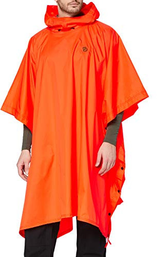 Fjällräven Poncho Mit Kapuze, orange (Safety Orange), Einheitsgröße