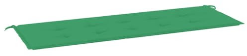 vidaXL Gartenbankauflage, Bankauflage Sitzkissen Outdoor, Polsterauflage Auflage für Gartenbank, Bankpolster Bankkissen, Grün 150x50x3cm Oxford-Gewebe