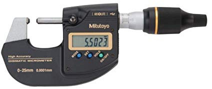 Hochgenaue Digimatic Bügelmessschraube, 0-25 mm, Absolute Digimatic