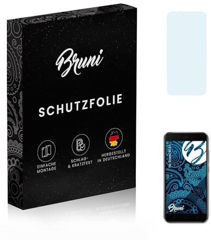 Bruni Película Protectora compatible con Xiaomi Mi A1 Protector Película, claro Lámina Protectora (2X)