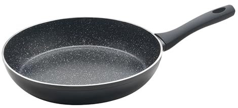 Metaltex NATIVA - Sartén Aluminio Forjado, 28 cm, antiadherente Stone-Tex, Full Induction válido para todo tipo de cocinas