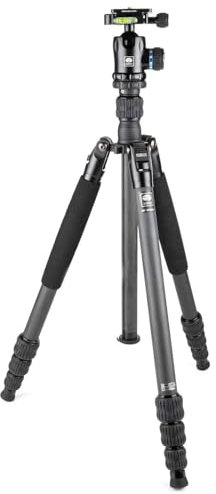 SIRUI AM-1204K+K-10X LightLegs Pro DREI-/Einbeinstativ Carbon mit Kugelkopf in Aluminium, 169,3 cm