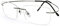 Eyekepper Titan randlose Lesebrille Leser Herren Damen Gunmetal