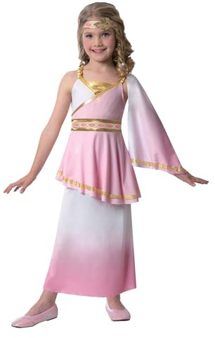 amscan Costume da dea romana per bambine