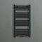 Mai & Mai Radiateur à Eau Chaude Mural Chauffage Central 100x50cm Sèche-Serviettes Gris Noir en Acier Inoxydable