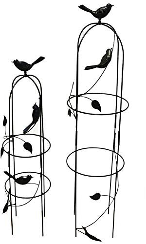 2er Set Vogel Design Metall Rankhilfe Rankhilfe Rankhilfe Rankhilfe Rankhilfe Obelisk