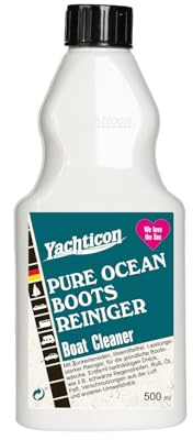 Yachticon Pure Ocean Boots Reiniger 500 ml – Biologisch abbaubarer Universal-Reiniger für Boot, Yacht & Caravan – lösemittelfrei, entfernt Öl, Fett, Ruß & Regenstreifen – Made in Germany
