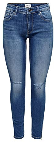 ONLY Damen Onlkendell Life Rg Sk Ak Dt Tai051 Noos Jeans, Medium Blue Denim, 31W / 32L EU