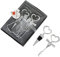 ycyingcheng Set Regalo di Nozze apribottiglie, Set apribottiglie cavatappi a Forma di Cuore d'Amore, Tappo di Bottiglia di Vino, Decorazioni per Matrimoni, Portachiavi Rustico, bomboniera