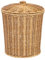 FOMIYES Gewebter Korb mit Deckel, Rattan-Mülleimer, kleiner Müllbehälter, Abfalleimer, Wäschekorb, Pflanzkorb, Recycling-Mülleimer, für Zuhause, Badezimmer, Küche, Garten