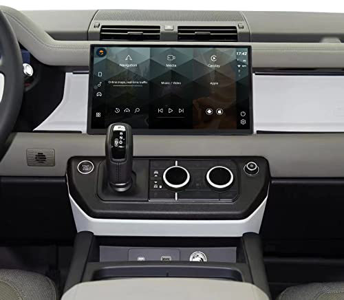 MOOKAKA Android Autoradio 2 din GPS Navigation für Land Rover Defender 2020 2021 Multimedia Player Auto Stereo Receiver 13 Zoll Kopfeinheit mit Carplay DSP RDS HD1080P(8+128GB)