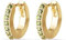 ESPRIT Damen-Creolen 925er Silber 14 Zirkonia One Size Gelbgold 32023005