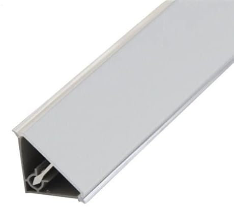 Evotrade Alzatine per piani da cucina, spalletta per top, lunghezza 2 metri in PVC | Colori a Scelta + Accessori (2 tappi finali + 2 giunzioni angolari) MADE IN ITALY (Alluminio)