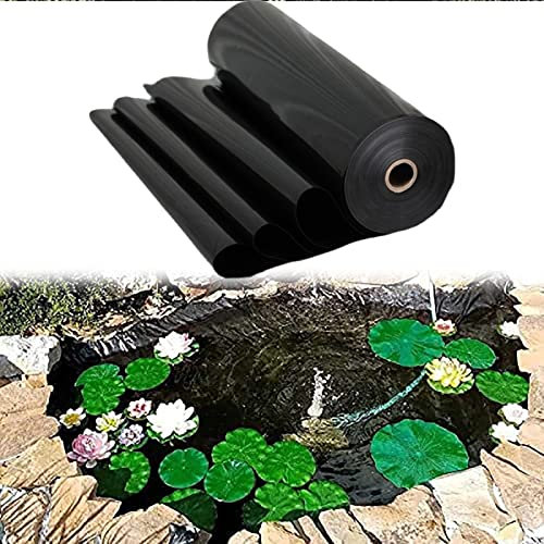 JHDXL Wasserdicht Teichfolie, 3x3m 5x8m 8x10m 10x15m Langlebige HDPE Gartenteich Teichplane Folie Gartenpoolmembran Für Wasserfall, Fischteiche, Gartenbrunnen (Size : 11 * 13m/36 * 42.5ft)