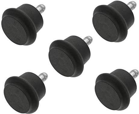 MAGICLULU 5 Piezas Silla De Ruedas De Ordenador Ruedas Universales Para Sillas Accesorios Para Sillas Ruedas De Cama Ruedas Para Patas De Mesa Rotar Mesas y Sillas Planchar Alfombra Del Piso