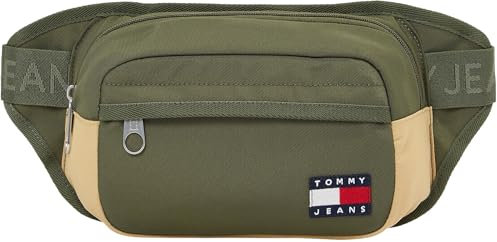 Tommy Jeans Herren Bauchtasche Daily Sportlich, Grün (Pewter Green), Einheitsgröße