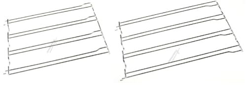 FIGEVIDA Kit Telaio Destro + Telaio Sinistro Di Guida Per Forno adatto per SMEG 848591109 + 848591110