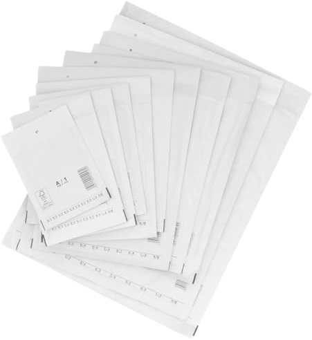 verpacking Luftpolstertaschen 140x225 mm B2 Weiß Versandtaschen - Luftpolsterumschlag Polsterumschläge selbstklebend 100 Stück
