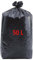 lepetitmitron - Carton de 200 Sacs Poubelle Noirs Ultra-Résistants (8x 25sacs) | 50L | Grande Capacité pour Déchets Ménagers et Industriels | Anti-Fuite, Solides et Pratiques |