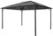 Gartenpavillon, Gartenpavillon mit Dach Aluminium 4×3×2,6 m Schwarz Terrassenüberdachung Partyzelt Faltbar Pavillion Klappbar für Grillabende Hochzeits Geburtstagsfeiern