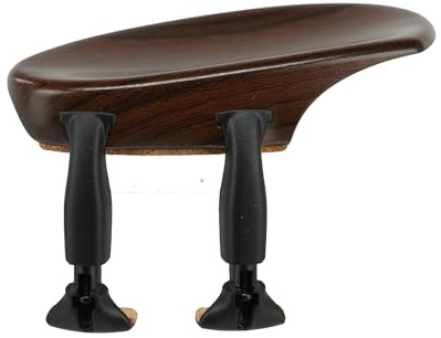 Wittner Chinrest, side-mounted chinrest Violin 3/4, high-tech plastic, anatomically shaped, allergy-tested, with screwdriver, rosewood coloured, Made in Germany, 250121P