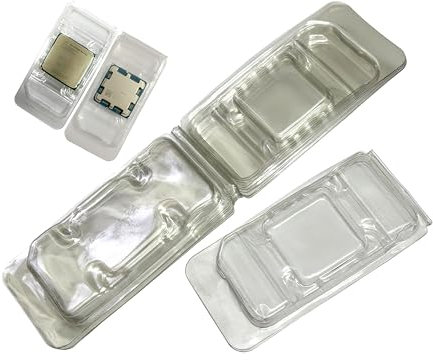 6 x verdickte Kunststoff-CPU-Klappschalen-Schutzhülle für AMD FM1 FM2 AM1 AM2 AM3 AM4 AM5 Sockel – langlebige Aufbewahrungsbox