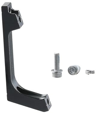 Disc Brake Adapter for Road Bike, Flat/Post Mount Caliper Adapters for 140/160 mm Disc Brake Rotor Front Rear Mounting (PM-F140)