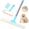 VENYSIS Carpet Rake for Pet Hair Removal (3PCS) 53.5“ Adjustable Long Handle Carpet Rake Remover for Cat Dog Hair Remover Carpet Brush Scraper Lint Remover Scraper for Carpets, Rugs, Mats, Couch