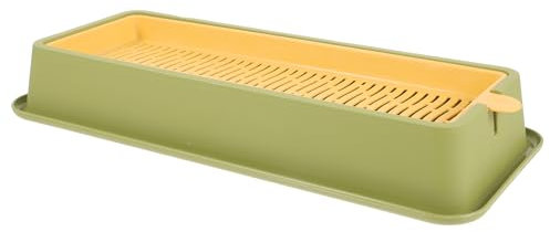 Toddmomy Kasten Pflanzkasten für Katzengras Katzenminze Pflanzer Katzenkräuter Pflanzgefäß wachsend Hauskatzenpflanze praktischer Pflanzkübel für Katzengras Katzengraspflanzer für Haustier