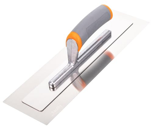 Toolty Finishing Trowel 360mm Soft Grip 14 in Flexible Blade Plastering