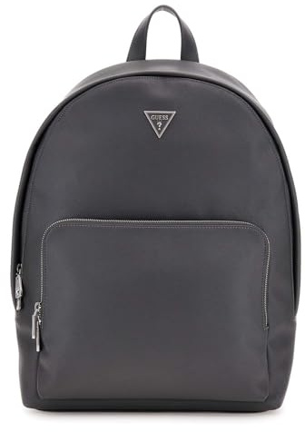 GUESS Rucksack Certosa Saffiano Eco Backpack Anthracite grau