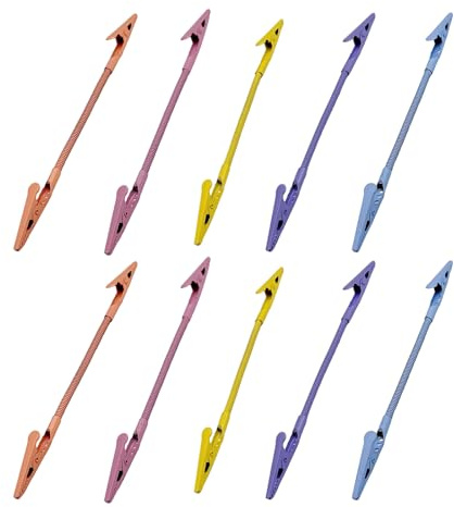 10 Stück Mehrzweck-Kiefer-Clips, Doppelkopf-Metallclip, Dokumentenhalter, Pinnwand, Fotoclip