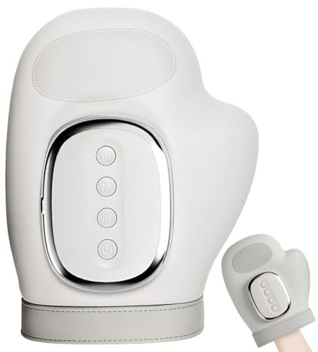 HandmassagegeräT Arthrose, Hand MassagegeräT, Massage Hand Elektrisch, 3 Modi & 5 StäRke, Mit Thermotherapie, Menschenhand äHnliches Kneten, Geschenke FüR Familie Und Freunde