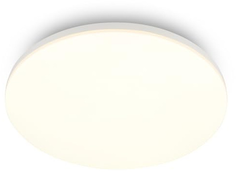 BRILONER - LED Deckenlampe mit warmweißem Licht, 24W, 2550lm, LED Lampe, Deckenleuchte, Wohnzimmerlampe, Deckenlampe Schlafzimmer, Küchenlampe, Flurlampe, 36 x 6,5 cm, Weiß