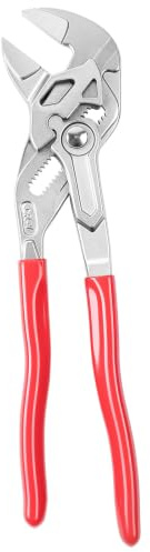 NUTKIT Pince Cle 255mm,Pince Multiprise Réglable,Pince à Ouverture Variable | Acier Cr-V, Ouverture Maximale de 50mm, Réglage Fin par Bouton-Poussoir,pince plombier,pour Réparations Domestiques,Plomberie