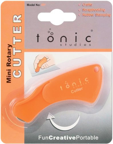 Tonic Studios Rotary Cutter-18mm Tim Holtz Mini-Rollschneider, 18 mm, grau