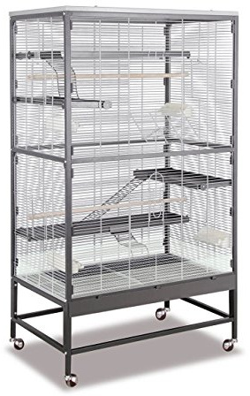 Montana Cages | Voliere, Zimmervoliere, Käfig Casa 90 für Nager (Sevilla II) - Antik/Platinum