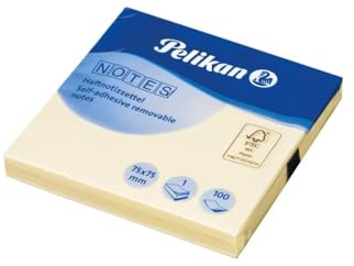 Pelikan 200055 Notes, selbstklebend, 76 x 76 mm, 100 Blatt, gelb