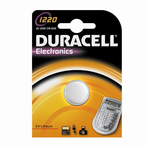 Lithium Knopfzellen - CR 1220, 3 V Typ/Spannung CR 1220, 3 V Kapazität 38 mAh Inhalt 1 Stück