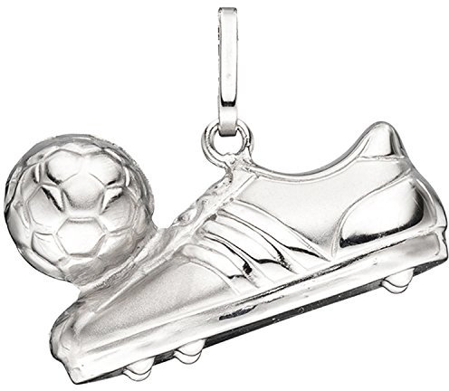 Jobo Damen-Anhänger Fußballschuh mit Ball aus 925 Sterling Silber