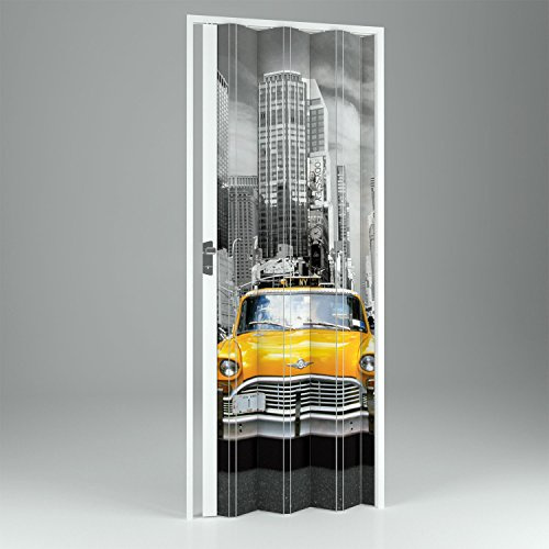 Innenraum Falttür in PVC New York 115x214 cm mod. Vera