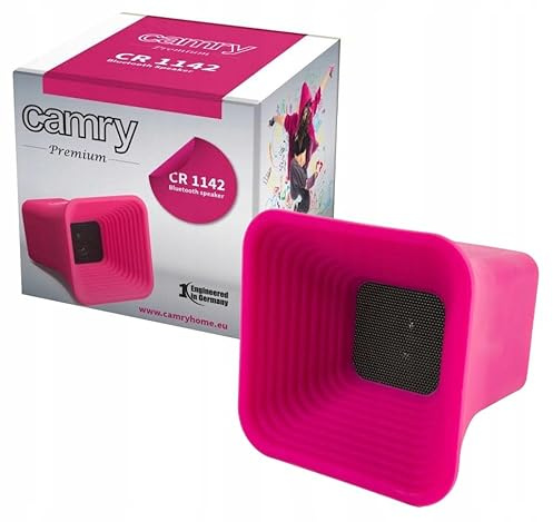 CAMRY Audio/Lautsprecher Bluetooth Pink, Mehrfarbig, Einheitsgröße