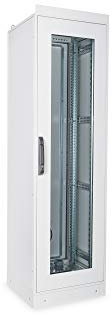 DIGITUS Netzwerk-Schrank 19-Zoll 42HE - 60x80 cm - Industrie Serie - Traglast 1500 kg - Nutztiefe 660 mm - Grau