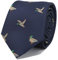 MENDEPOT Stockente Krawatte mit Enten-Krawatte, mit Box, Wildtiere, Marineblau, blau, Medium
