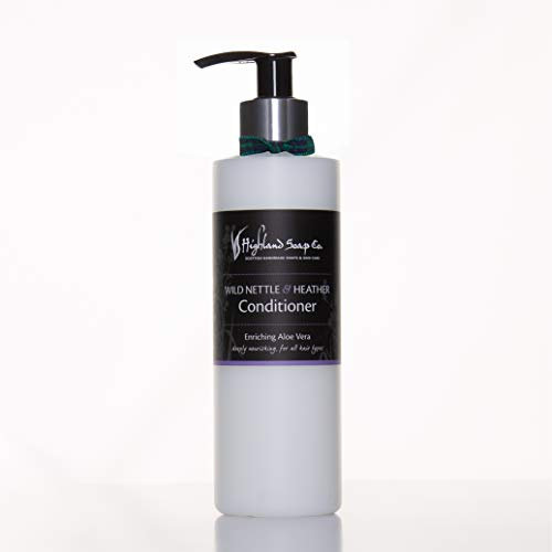 The Highland Soap Company Wild Nettle & Heather Conditioner 250ml - Volumising Hair Conditioner with Shea Butter & Argan Oil