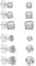 JDGEMSTONE Stainless Steel Silver Stud Earring for Women, 6Pairs Men's Diamond Stud Earrings, Surgical Steel Hypoallergenice Earrings, 4/5/6MM Cartilage Sleeper Earrings, Ear Piercing Studs