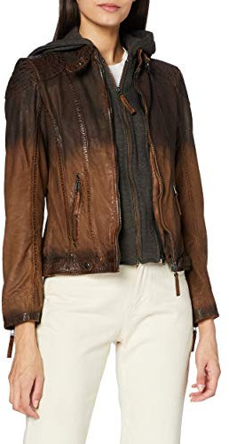 Gipsy GGCascha LAMOV Frauen Lederjacke braun XS 100% Leder Basics
