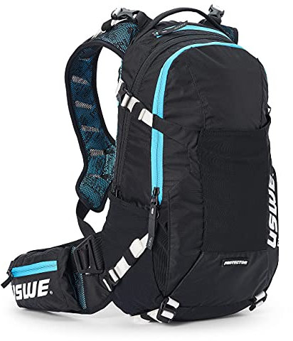 USWE Unisex – Erwachsene Flow Protektor-Rucksack, Malmoe Blue, Standard