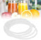 LANTRO JS 6er Set Gummidichtungsring Ersatzdichtungen Mixer Ersatzdichtung Universal Weiß für Entsafter Küche Ersatzteile